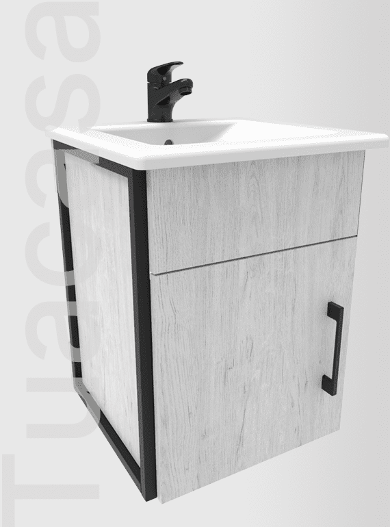 mueble con lavabo de baño